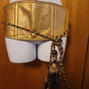 TasselMe Gold Wrap Belt XL-1X
